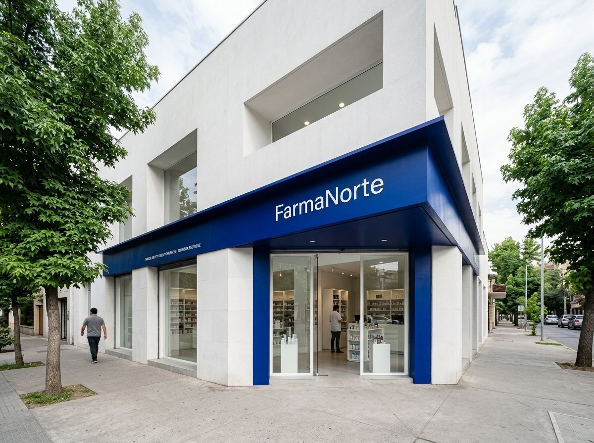 Fachada Sede FarmaNorte Manuel Montt 712 en Providencia